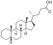 5Β-胆烷酸 结构式