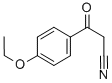 3-(4-乙氧基苯基)-3-氧代丙腈 结构式