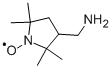3-AMINOMETHYL-2,2,5,5-TETRAMETHYL-1-PYRROLIDINYLOXY 结构式