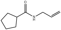 Cyclopentanecarboxamide, N-2-propenyl- (9CI) 结构式