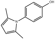 4-(2,5-二甲基-1H-吡咯-1-基)苯酚 结构式