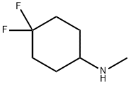 Cyclohexanamine, 4,4-difluoro-N-methyl- (9CI) 结构式