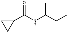 Cyclopropanecarboxamide, N-(1-methylpropyl)- (9CI) 结构式