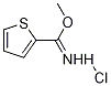 METHYL THIOPHENE-2-CARBIMIDATE HYDROCHLORID 结构式