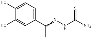 Hydrazinecarbothioamide, 2-[1-(3,4-dihydroxyphenyl)ethylidene]- (9CI) 结构式