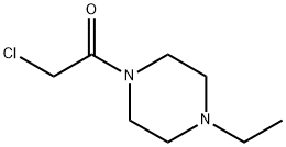 2-氯-1-(4-乙基哌嗪-1-基)乙酮 结构式