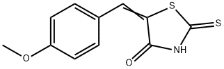 2-Thioxo-5-(4-methoxybenzylidene)thiazolidine-4-one 结构式