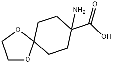 1-氨基-4-恶环己烷羧酸乙烯 结构式