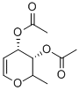 2,6-脱水-1,5-二脱氧-L-阿拉伯-己-5-烯糖二乙酸酯 结构式