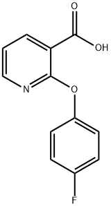 2-(4-氟苯氧基)烟酸 结构式