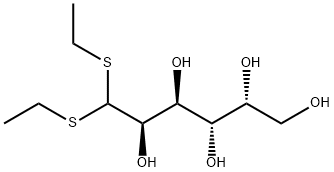 D-GALACTOSE DIETHYLDITHIOACETAL 结构式