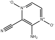 Pyrazinecarbonitrile,  3-amino-,  1,4-dioxide  (9CI) 结构式