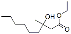ethyl 3-hydroxy-3-methyl-nonanoate 结构式