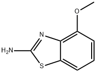 2-氨基-4-甲氧基苯并噻唑 结构式