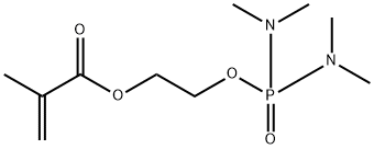 2-[[bis(dimethylamino)phosphinyl]oxy]ethyl methacrylate 结构式