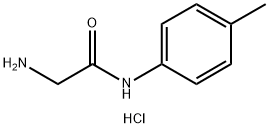 2-Amino-N-(4-methylphenyl)acetamide hydrochloride 结构式
