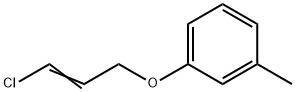 1-[(3-Chloro-2-propenyl)oxy]-3-methylbenzene 结构式