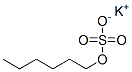 potassium hexyl sulphate 结构式