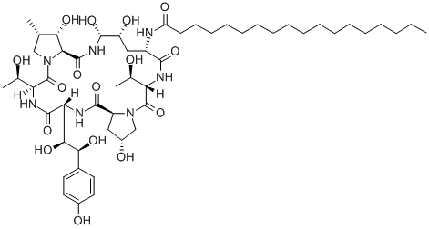 Tetrahydroechinocandin B 结构式