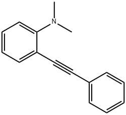 DIMETHYL-(2-PHENYLETHYNYL-PHENYL)-AMINE 结构式