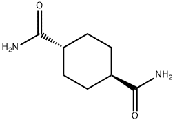 TRANS-CYCLOHEXANE-1,4-DICARBOXYLIC ACID DIAMIDE 结构式