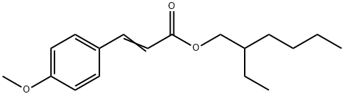 甲氧基肉桂酸辛酯 结构式
