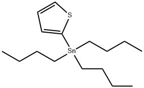 2-三丁基甲锡烷基噻吩 结构式