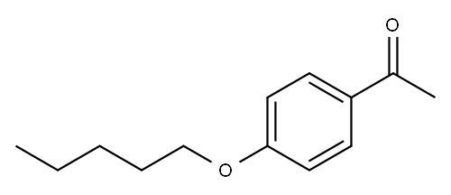 1-[4-(PENTYLOXY)PHENYL]ETHANONE 结构式
