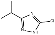 3-氯-5-异丙基-1,2,4-1H-三氮唑 结构式