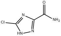 3-氯-1,2,4-1H-三氮唑-5-甲酰胺 结构式