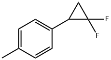 4-(2,2-DIFLUOROCYCLOPROPYL)-TOLUENE 结构式