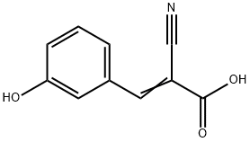 Α-氰基-3-羟基肉桂酸 结构式