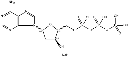 2'-脱氧腺苷-5'-三磷酸三钠盐(DATP.NA3) 结构式