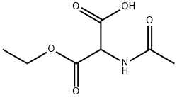 N-乙酰氨基丙二酸单乙酯 结构式