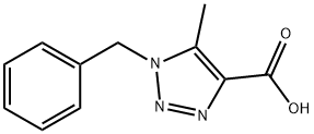 1-苄基-5-甲基-1H-[1,2,3]三唑-4-甲酸 结构式