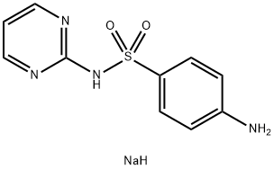 磺胺嘧啶钠 结构式