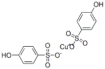 copper bis(p-hydroxybenzenesulphonate)  结构式