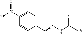 [2-(4-Nitrobenzylidene)hydrazono](amino)methanethiol 结构式