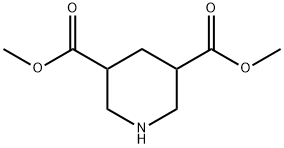 哌啶-3,5-二羧酸甲酯 结构式