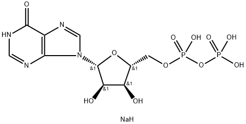 肌苷-5'-二磷酸二钠盐 结构式