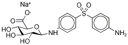 Dapsone N-β-D-Glucuronide SodiuM Salt 结构式