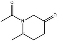 1-Acetyl-6-methyl-3-piperidinone 结构式