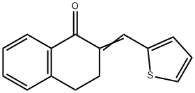 2-(2-噻吩甲叉)-1-四氢萘酮 结构式