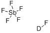 DEUTEROFLUOROANTIMONIC ACID 结构式