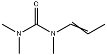 Urea, trimethyl-1-propenyl- (9CI) 结构式