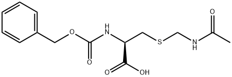 N-苄氧羰基- L-半胱氨酸(ACM) 结构式
