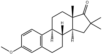 3-Methoxy-16,16-dimethyl-1,3,5(10)-estratrien-17-one 结构式