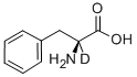 L-苯丙氨酸-2-D1 结构式