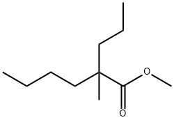 2-Methyl-2-propylhexanoic acid methyl ester 结构式