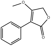 3-Phenyl-4-methoxy-2,5-dihydrofuran-2-one 结构式